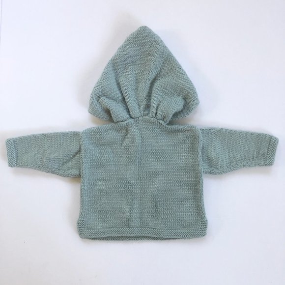 Handmade Baby Cashmerino Hooded Sweater - Picture 3 of 7